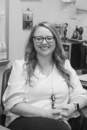 Jennifer Kuykendall-Smith, in her classroom.